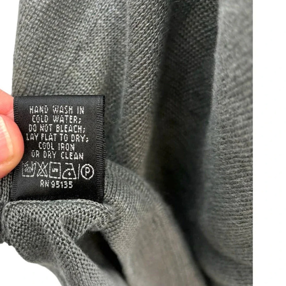 Lafayette 148 New York Charcoal Gray Linen Tank Top Size XL - Picture 8 of 9
